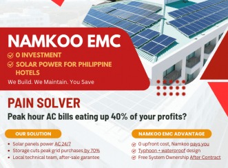 Namkoo's Solar Energy Storage Solution in the Philippines