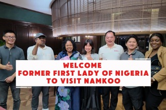 You Won't Believe Who Visited Namkoo! Nigerian Former First Lady!