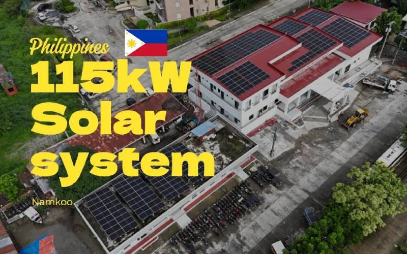 115kW On-Grid Solar System Completed in the Philippines
