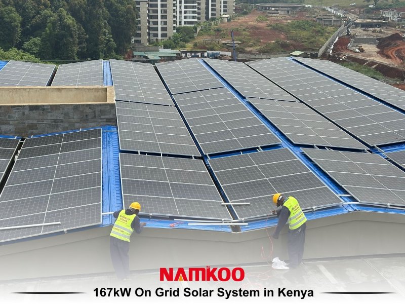 167kW on grid solar energy system