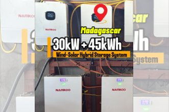 Amazing Wind and Solar System in Madagascar!