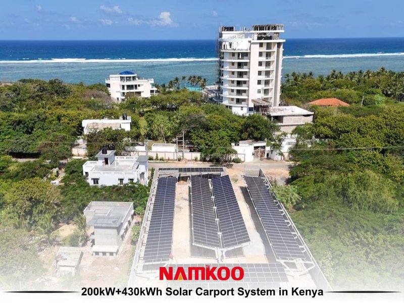 Solar Carport Project in Kenya