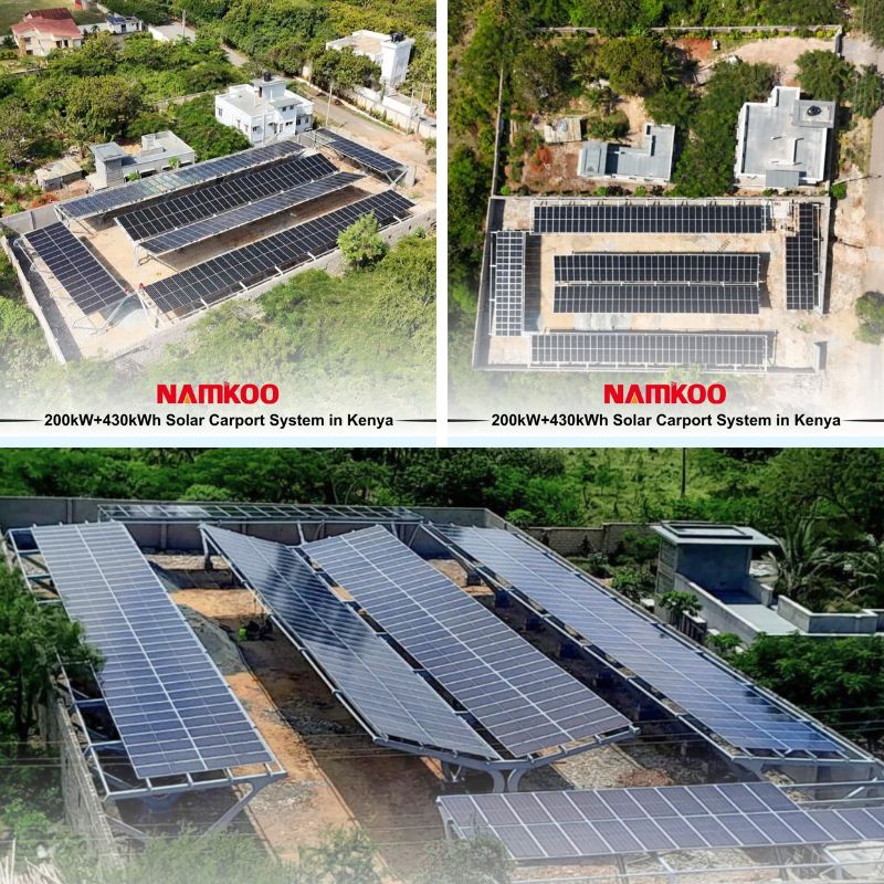 Solar Carport Project in Kenya