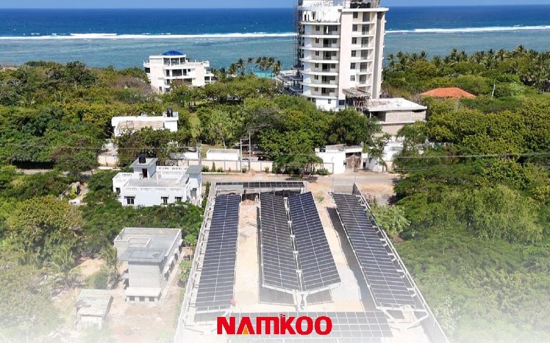 Namkoo Completes 200kW + 430kWh Solar Carport Project in Kenya