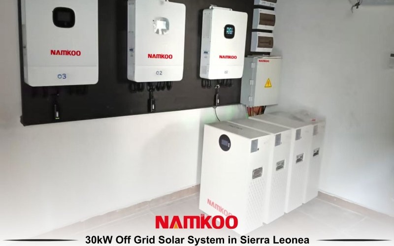 Namkoo's 30kW-40kWh Off-Grid System Deployed in Sierra Leone