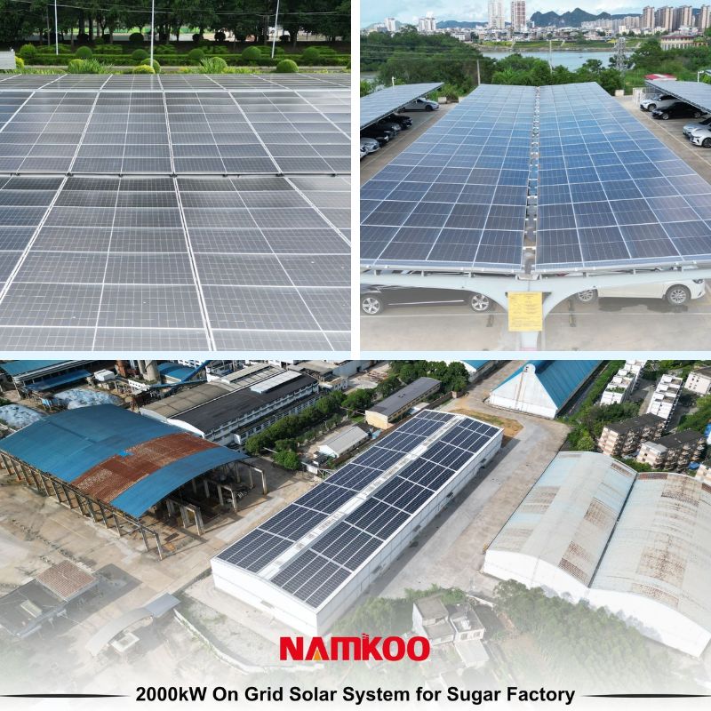 2000kW on grid solar system