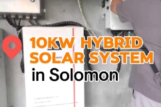 100kW+400kWh Hybrid Solar System for Airport in Papua New Guinea