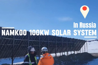 100kW On Grid Solar System in Russia | Namkoo Solar