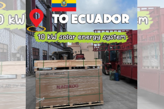 Loading Solar System Container to Ecuador!