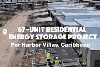 67 Sets Solar Carport System for Villas in Jamaica