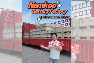A Look Inside the Container Loading Site | Namkoo Lithium Battery