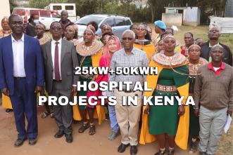 Namkoo × Sungrow Foundation: 25kW + 50kWh Off-Grid System for Kenya Hospital