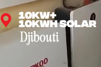10kW+10kWh Off Grid Solar System in Djibouti