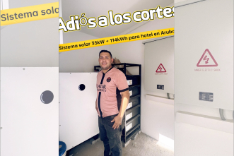 Sistema solar 35kW + 114kWh para hotel en Aruba: ¡Adiós a los cortes!